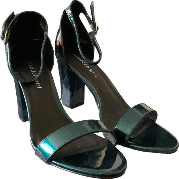 Dress Sandals- Madden Girl Block Hill Dress Sandals NWOT (9M) - Picture 3 of 5